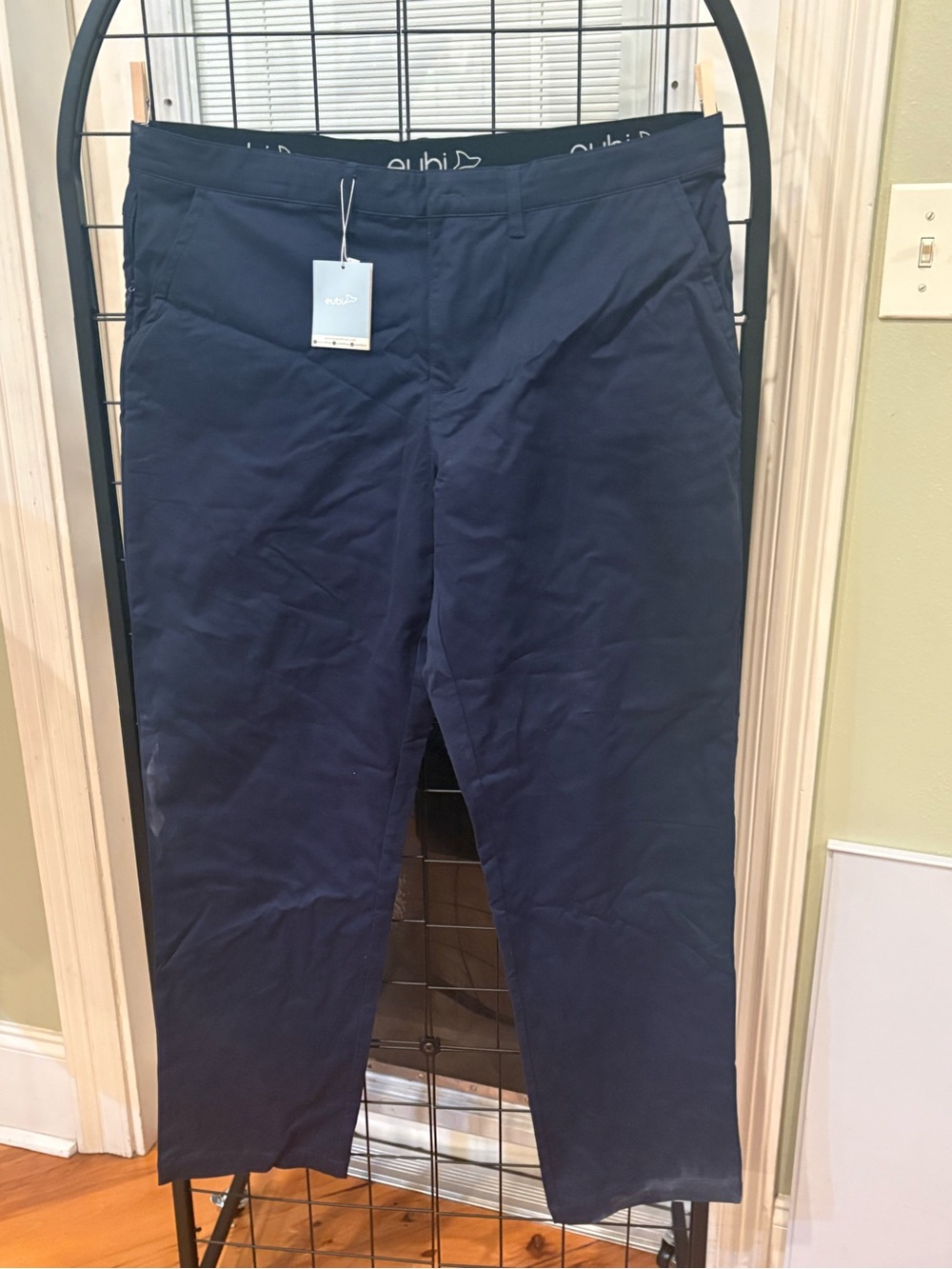 Nautica Men's Navy Straight-Leg Chinos